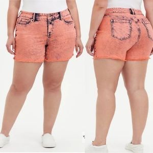 Torrid | Acid Wash Denim Shorts